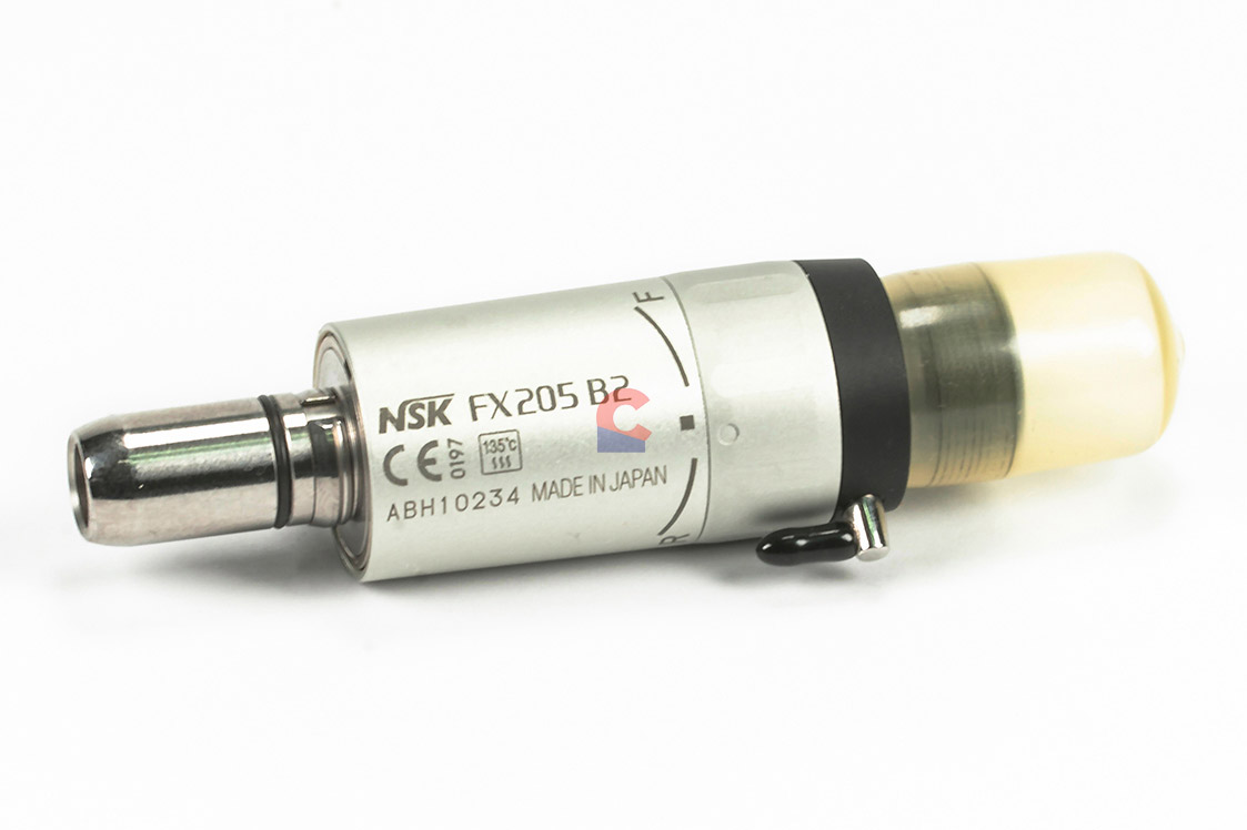 Dental micromotor - FX205m - NSK - air / stainless steel / with external  water spray